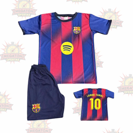 Fútbol Niño Short + Remera